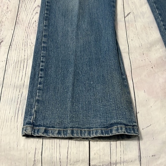 St Johns Bay secretly slender bootcut 14 short denim jeans pants slacks - Picture 2 of 10